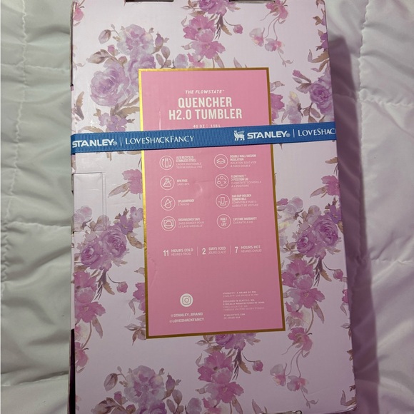 Stanley X Love Shack Fancy 40oz tumbler 💜🩷 - Picture 5 of 6